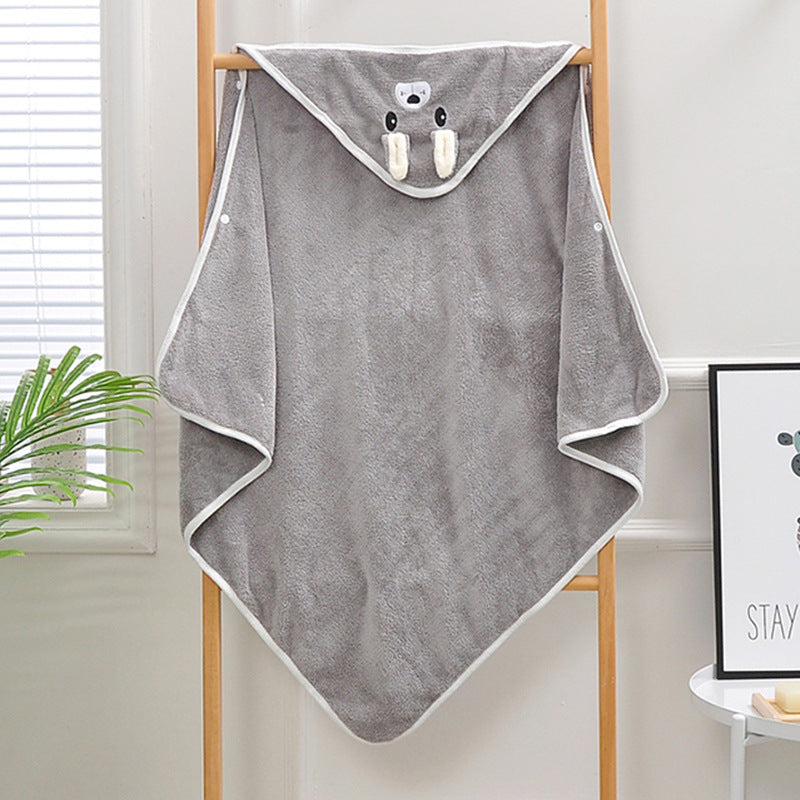 WinnyBabi™ CuddleCape Hooded Baby Bath Towel