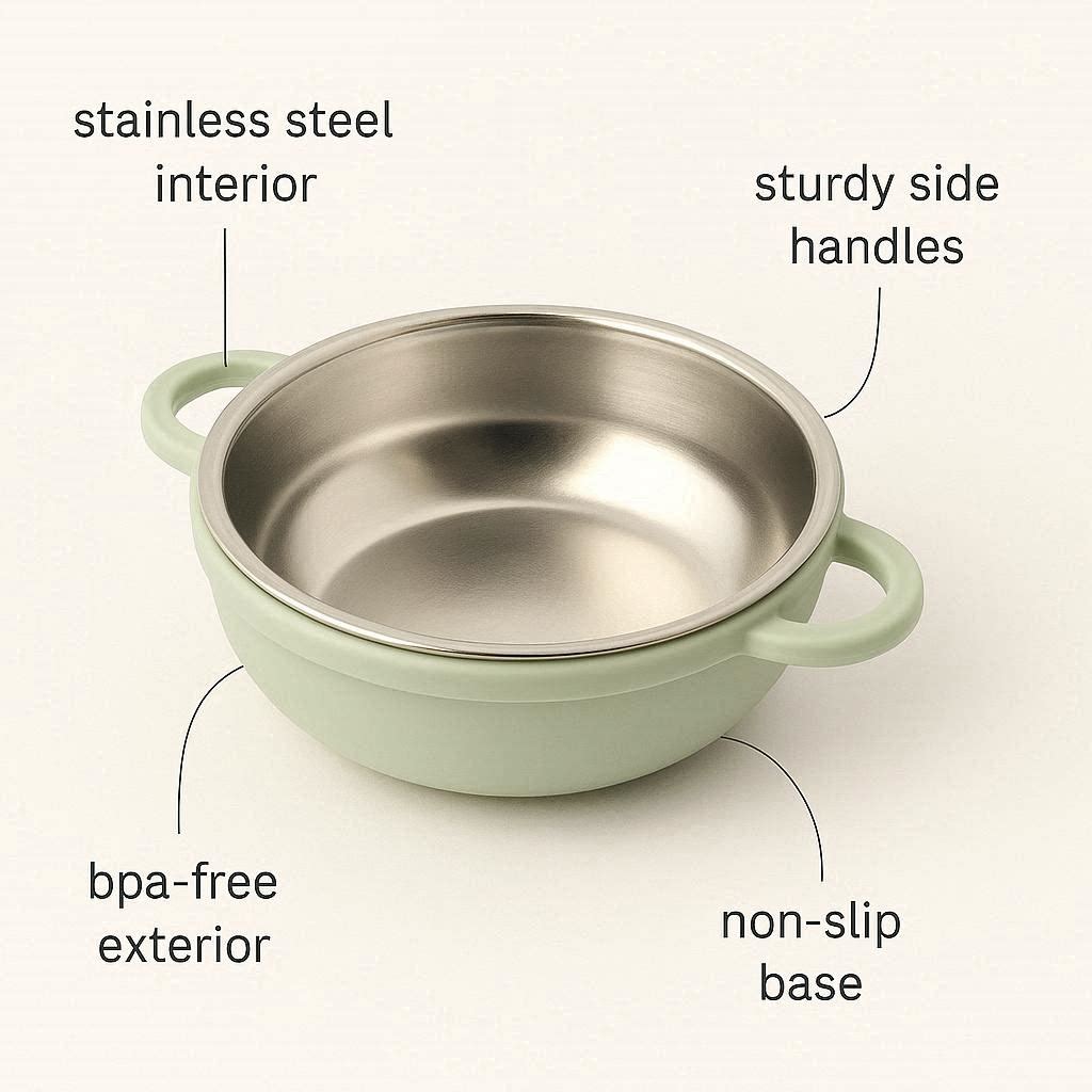 Stainless Suction Bowl Set