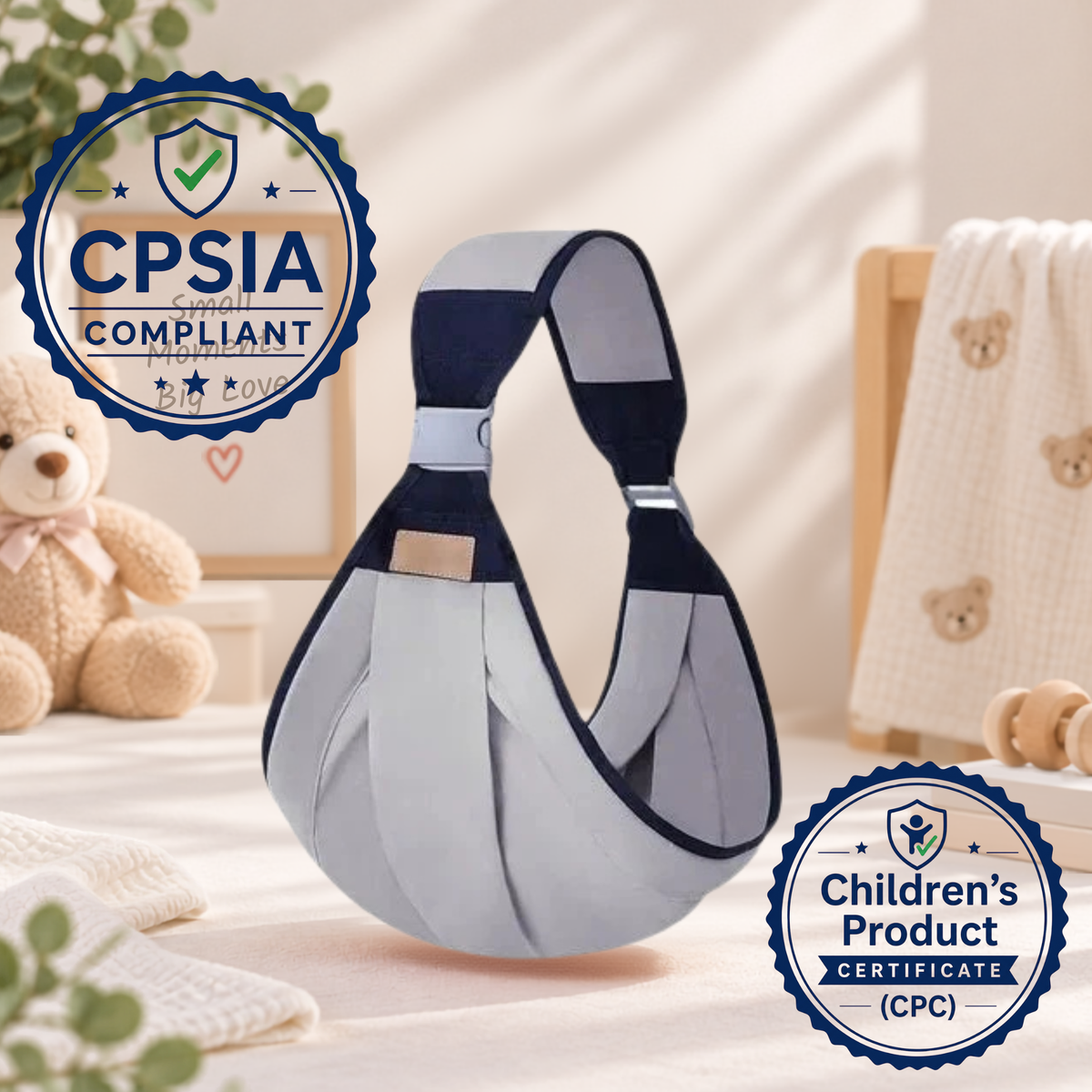 WinnyBabi™ AirHug 4-in-1 Breathable Baby Carrier