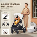 WinnyBabi™ GlideNest 2-in-1 Travel Stroller