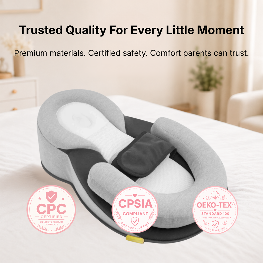 WinnyBabi™ ComfortNest Lounger - Help Reduce Post-Feed Spit-Up