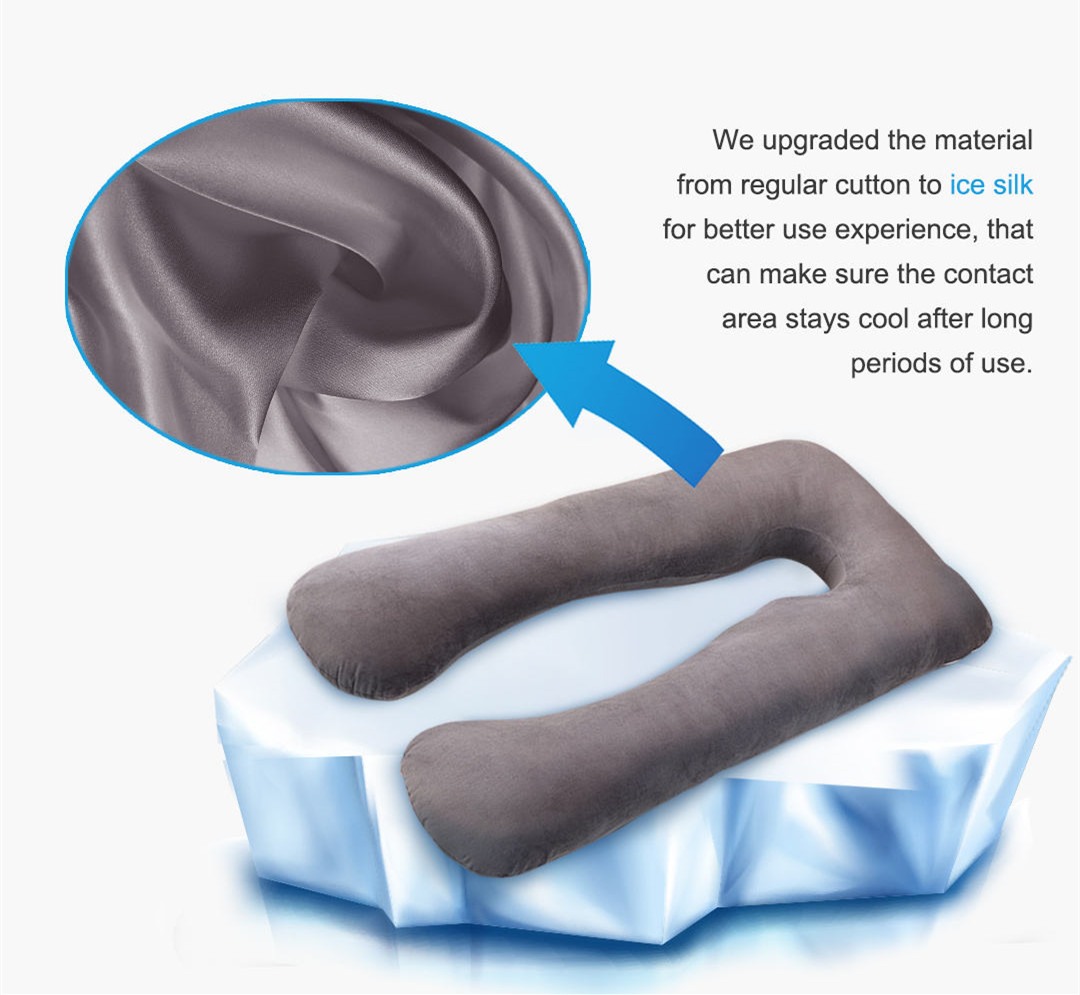 WinnyBabi™ CoolEmbrace U-Shape Pregnancy Pillow