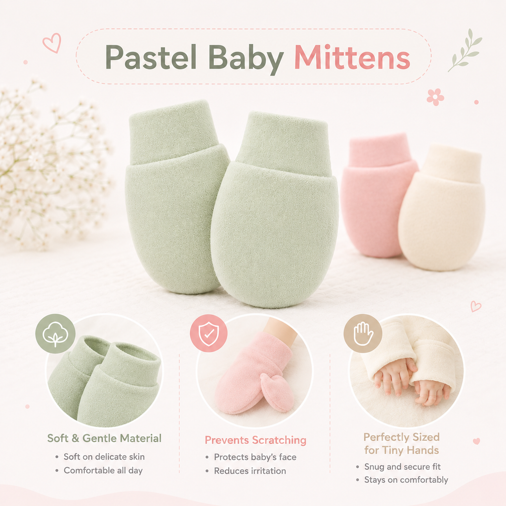 Baby Scratch Mittens