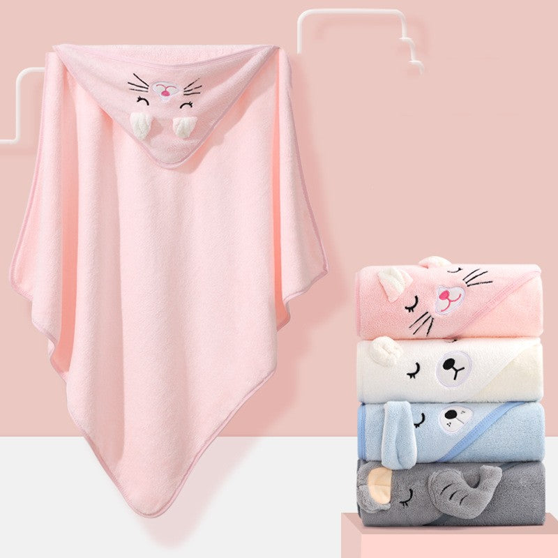 WinnyBabi™ CuddleCape Hooded Baby Bath Towel