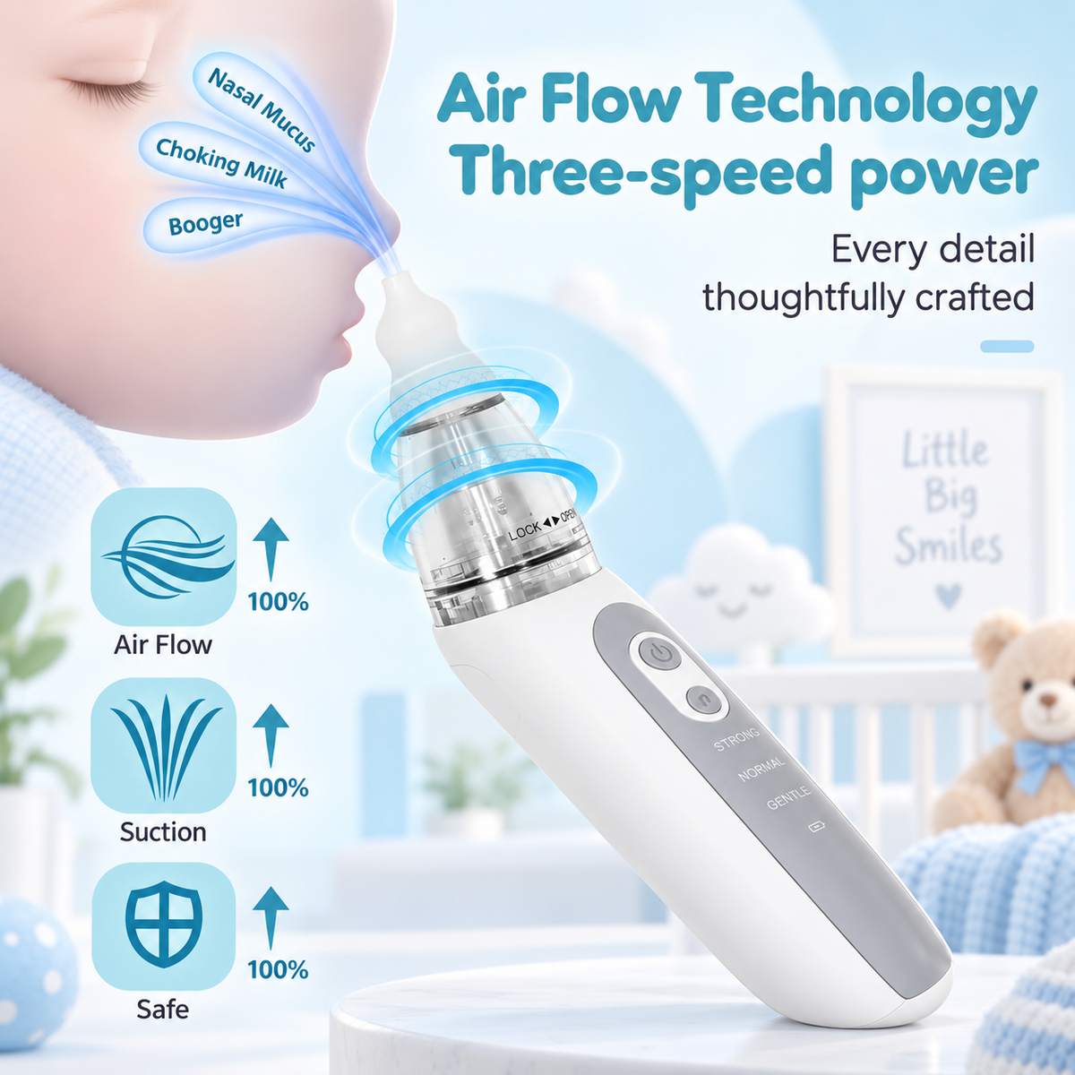 WinnyBabi™ ClearBreathe Electric Nasal Aspirator