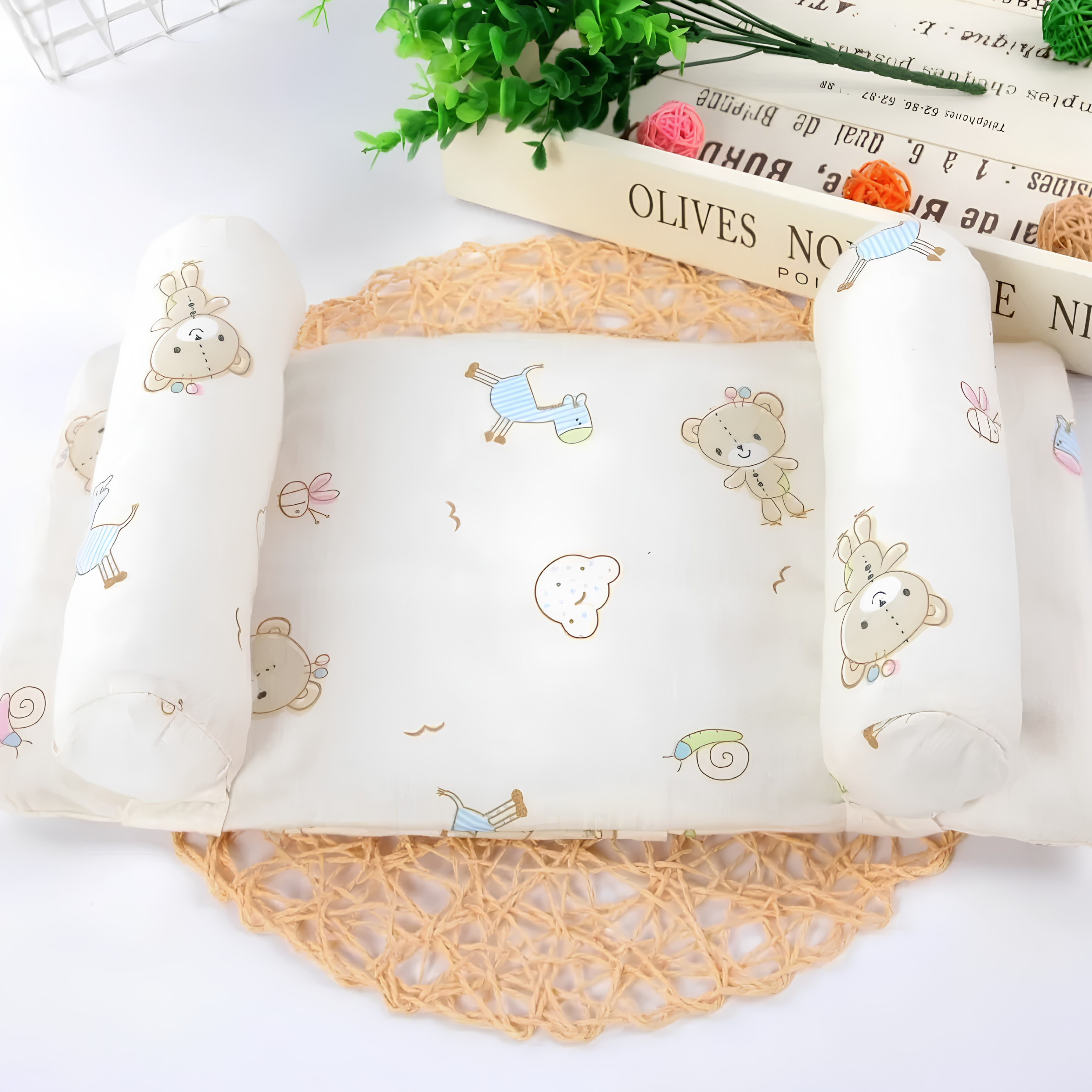 WinnyBabi™ DreamNest Head Support Pillow - Gentle Head Positioning