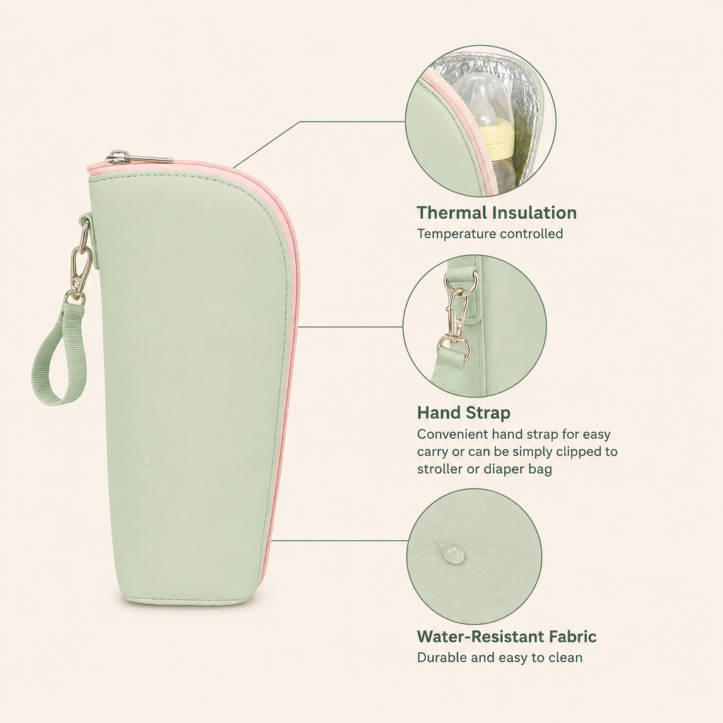 Portable Insulated Bottle Bag