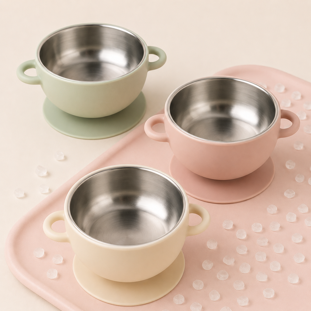 Stainless Suction Bowl Set