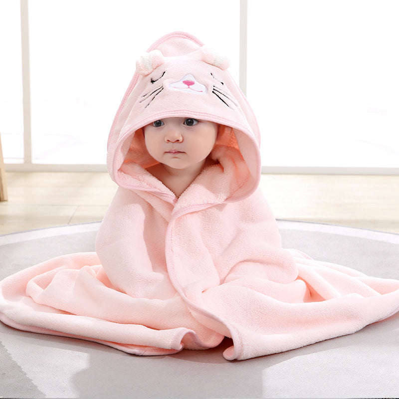 WinnyBabi™ CuddleCape Hooded Baby Bath Towel