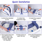 WinnyBabi™ AquaFold Temperature-Smart Baby Bath