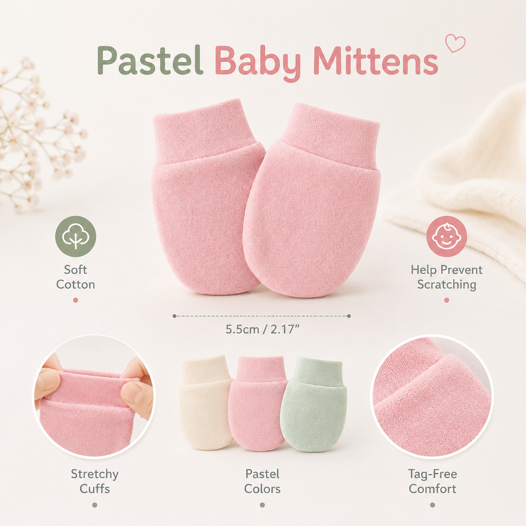 Baby Scratch Mittens