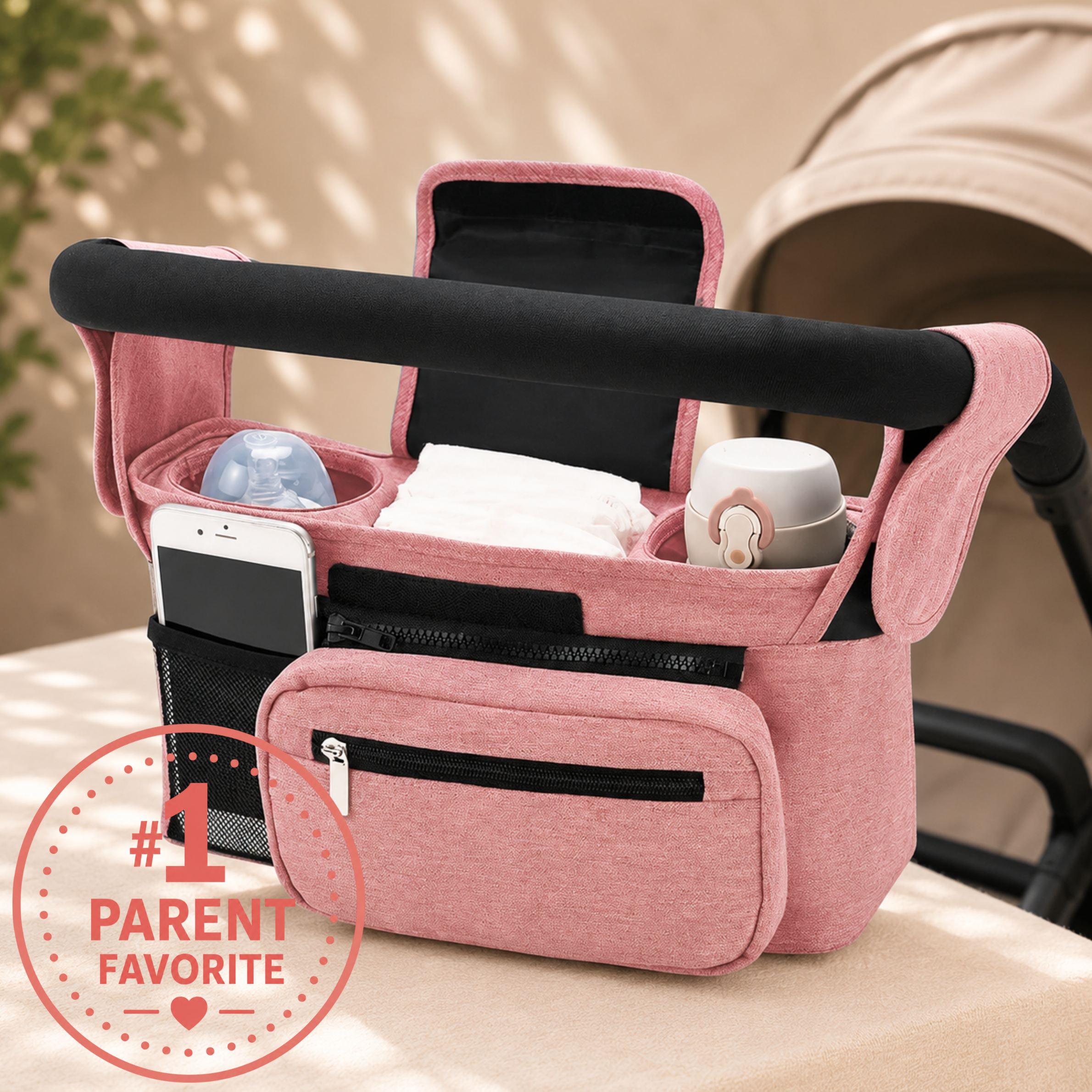 WinnyBabi™ StrollMate Organizer – Everything You Need, Right Within Reach