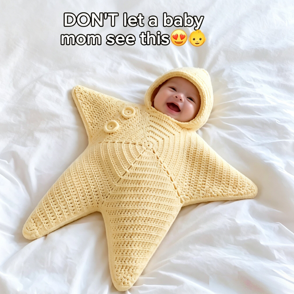 WinnyBabi™ StarSnug Crochet Sleep Suit - Wrap Your Little Star In Love