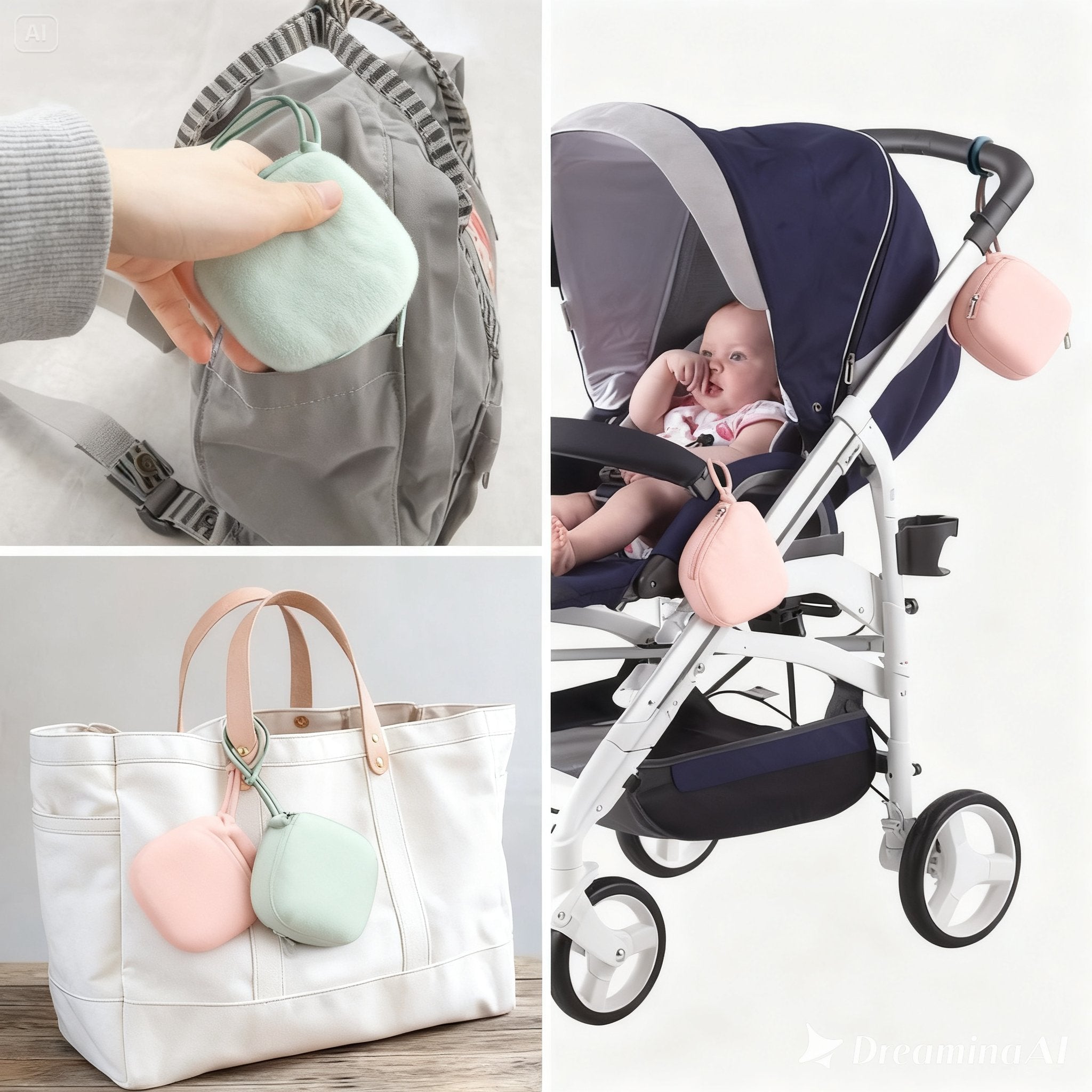 Pacifier Holder Zipper