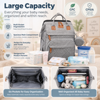 WinnyBabi™ GoNest 5-in-1 Diaper Backpack - Pack The Day.
