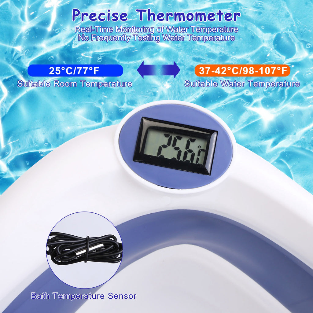 WinnyBabi™ AquaFold Temperature-Smart Baby Bath