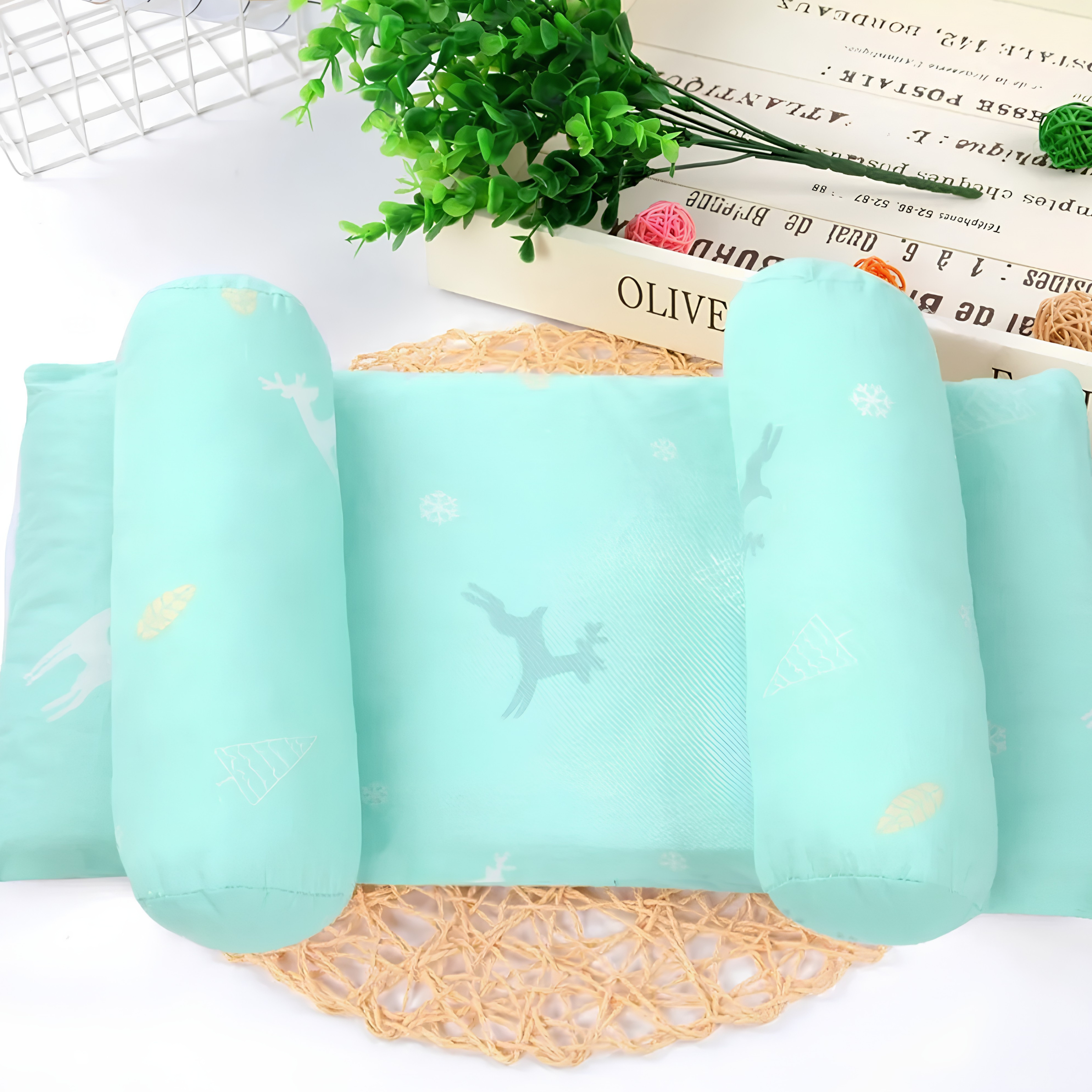 WinnyBabi™ DreamNest Head Support Pillow - Gentle Head Positioning