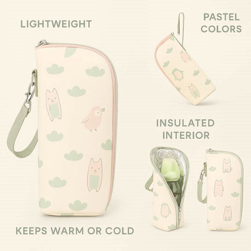 Portable Insulated Bottle Bag