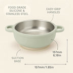 Stainless Suction Bowl Set