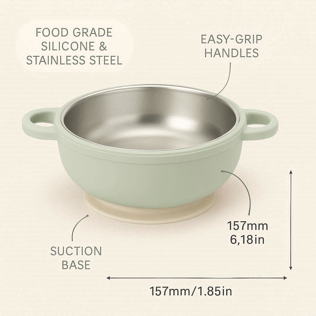 Stainless Suction Bowl Set