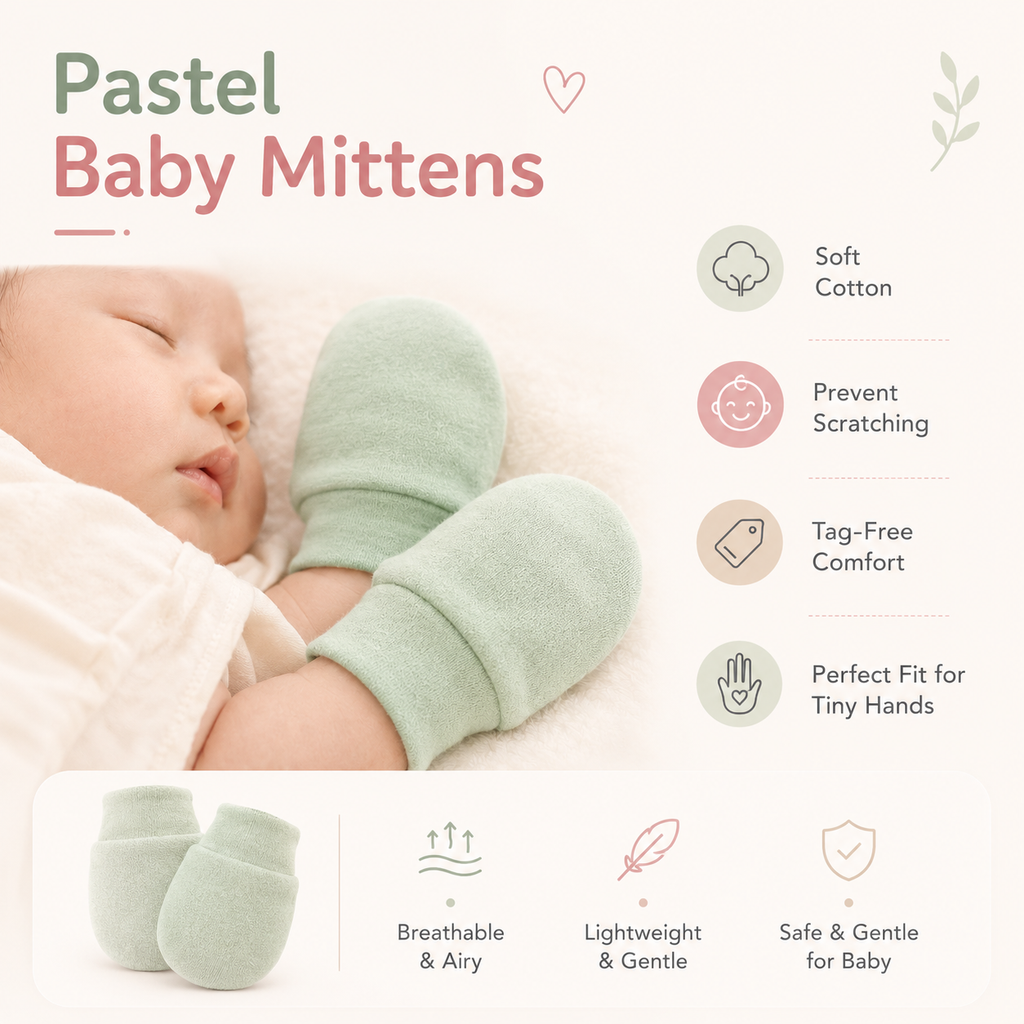 Baby Scratch Mittens