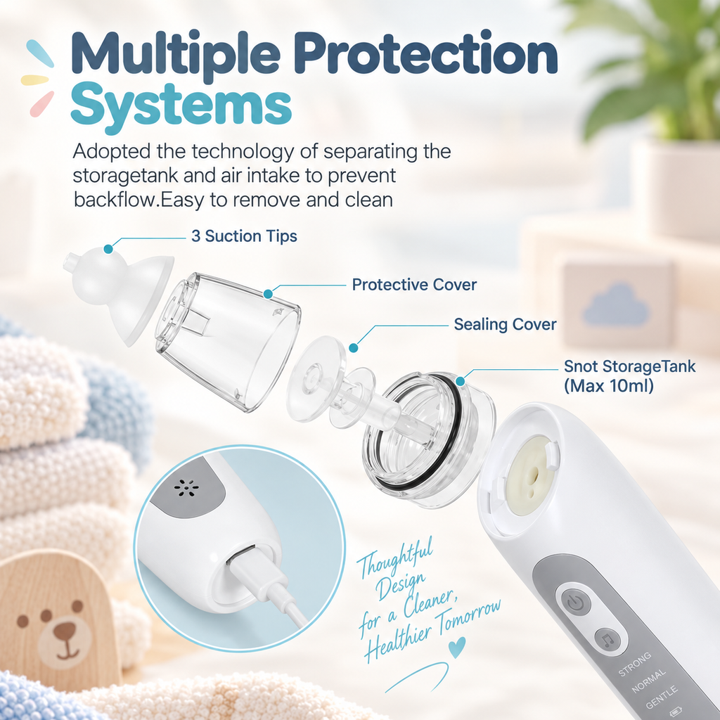 WinnyBabi™ ClearBreathe Electric Nasal Aspirator