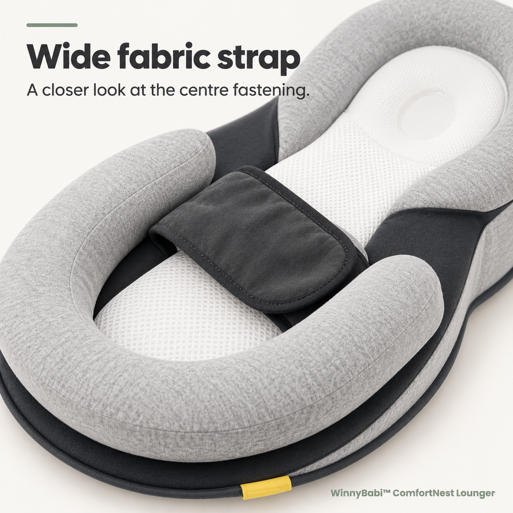 WinnyBabi™ ComfortNest Lounger - Help Reduce Post-Feed Spit-Up