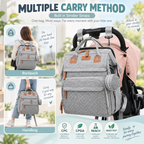 WinnyBabi™ GoNest 5-in-1 Diaper Backpack - Pack The Day.
