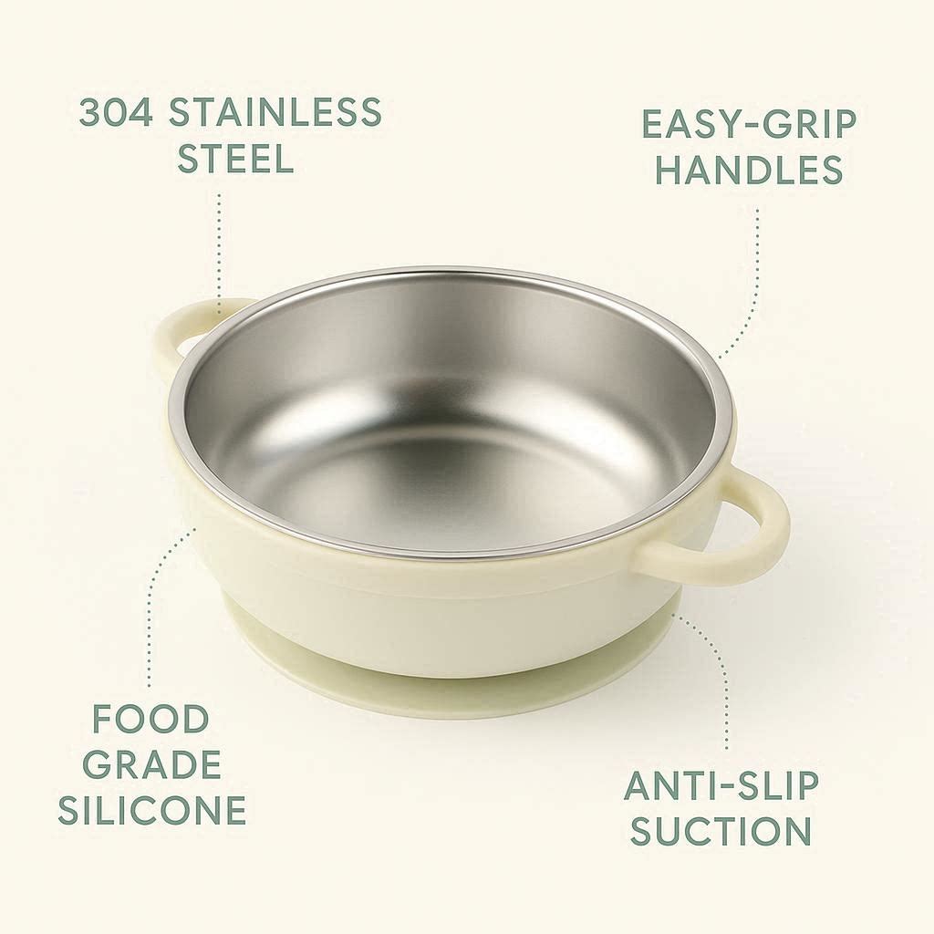 Stainless Suction Bowl Set