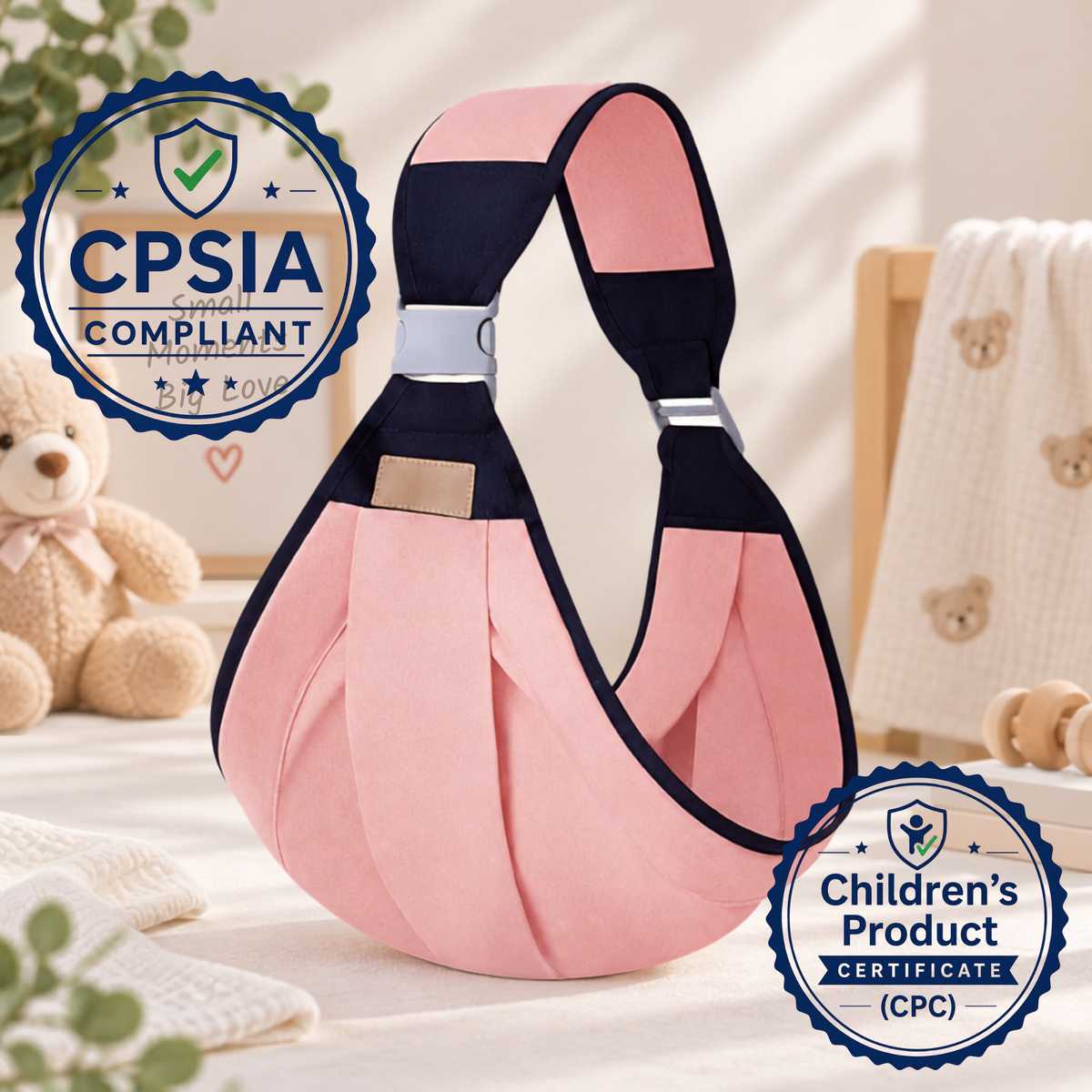 WinnyBabi™ AirHug 4-in-1 Breathable Baby Carrier