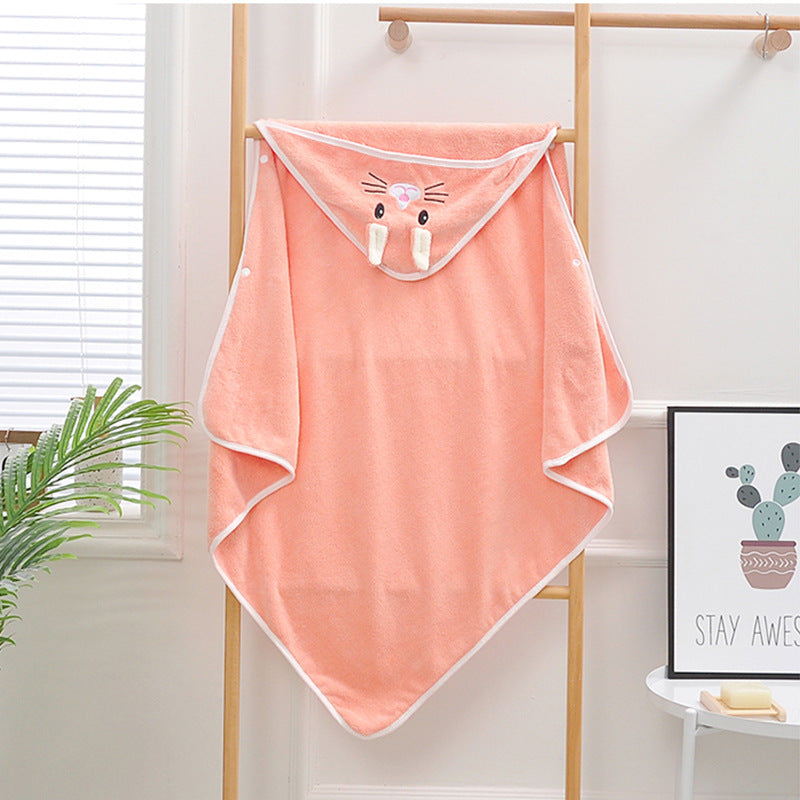WinnyBabi™ CuddleCape Hooded Baby Bath Towel