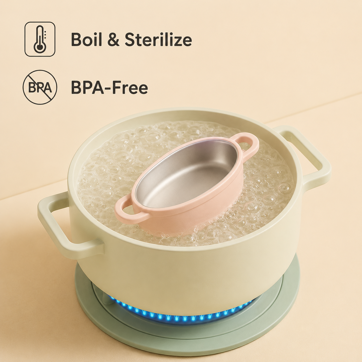 Stainless Suction Bowl Set