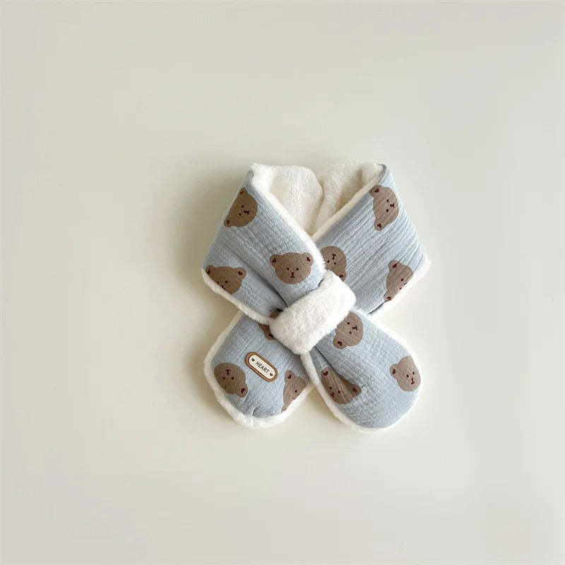 WinnyBabi™ BearWrap Plush Kids Scarf