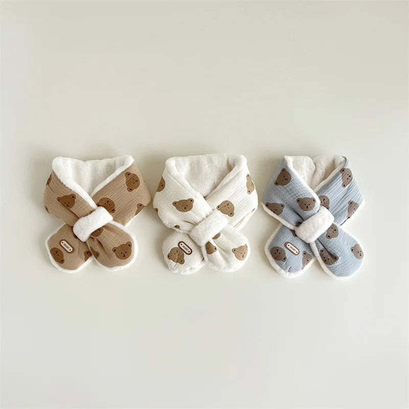 WinnyBabi™ BearWrap Plush Kids Scarf