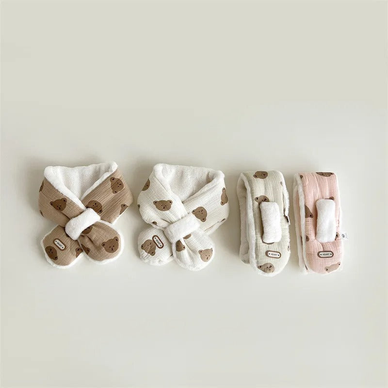 WinnyBabi™ BearWrap Plush Kids Scarf