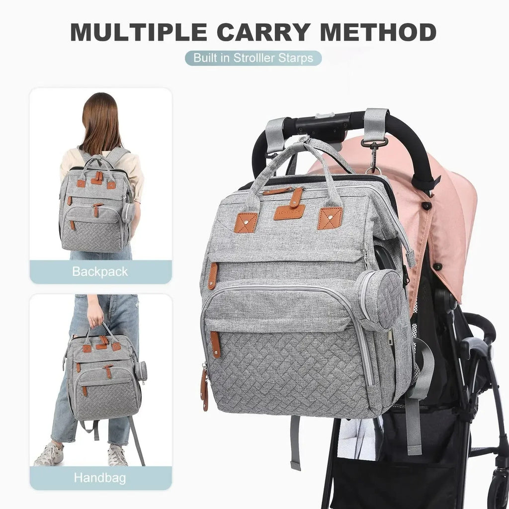 WinnyBabi™ 5-in-1 Baby Travel Diaper Bag