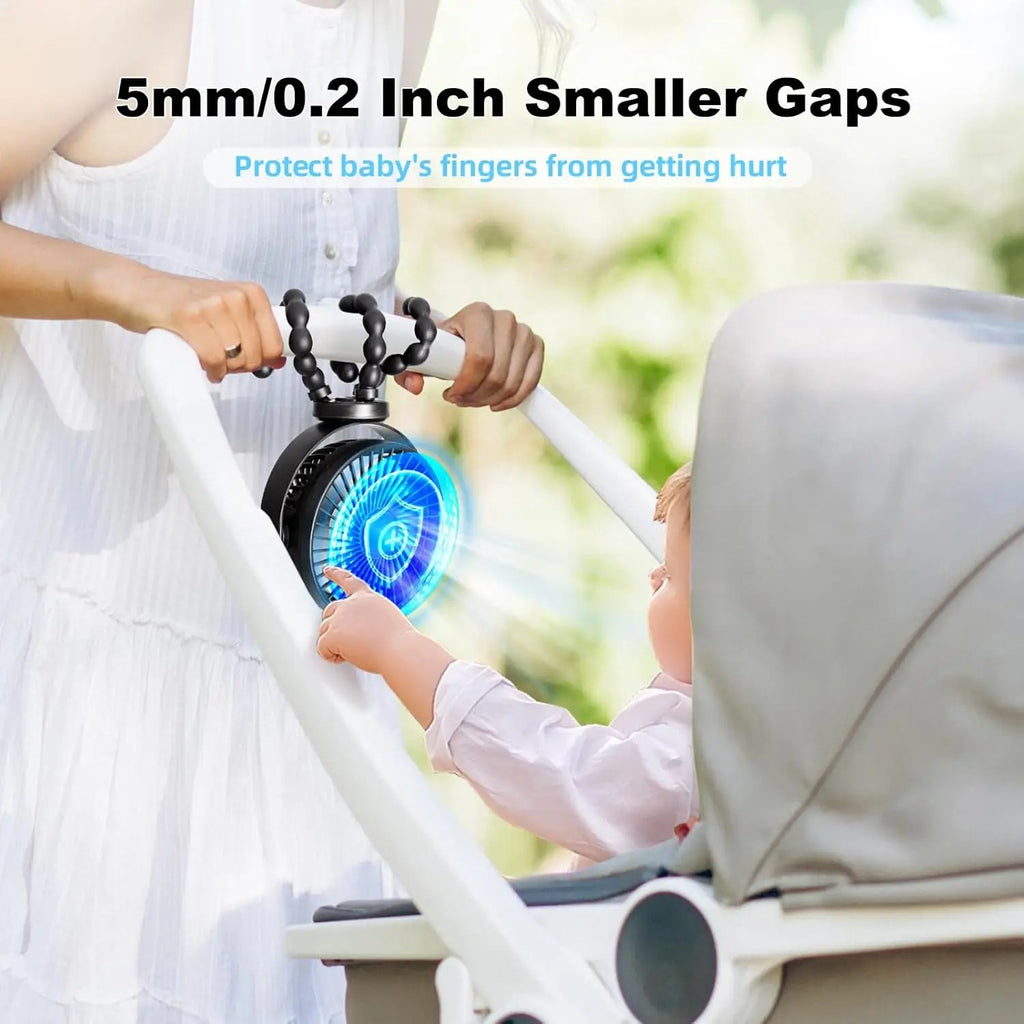 WinnyBabi™ FlexCool Stroller Fan