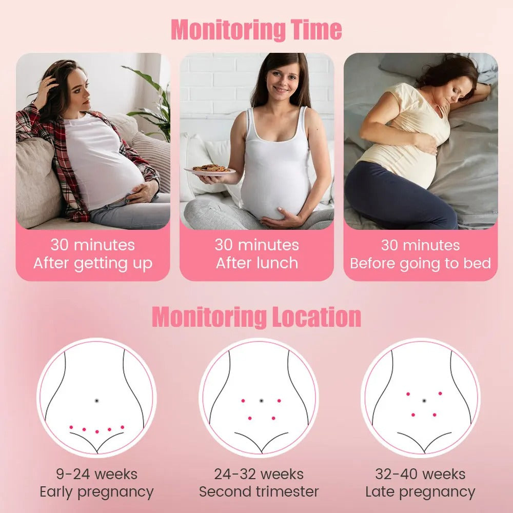 WinnyBabi™ BabyBeat Fetal Doppler - Hear Baby’s Heartbeat From Home
