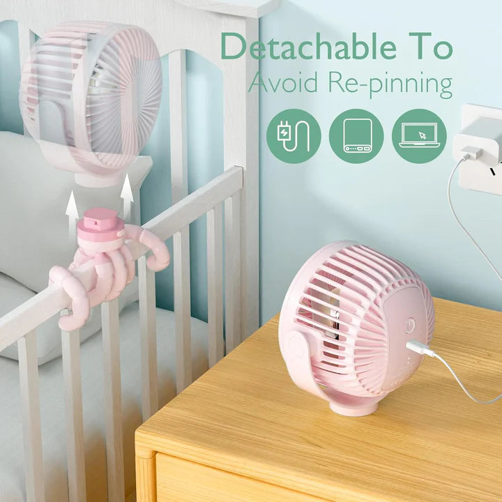 WinnyBabi™ FlexCool Portable Fan